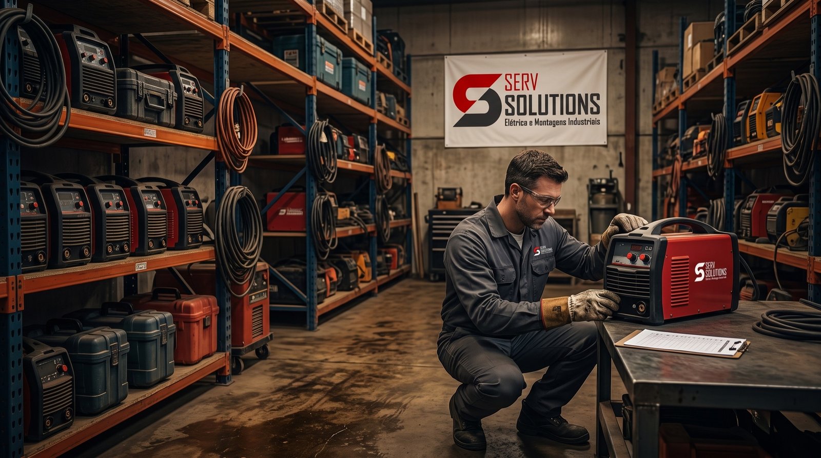 Setor de locações da Serv Solutions